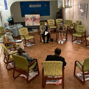 GNJ SENIOR DAY CARE CENTER Caregivers’ Lounge at center