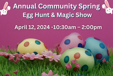 2024 Community Spring Egg Hunt and Magic Show