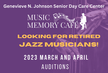 GNJ's Music Memory Cafe 2023 Auditions