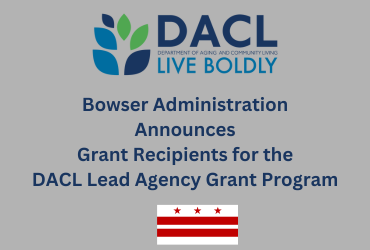 Bowser Administration Announces Grant Recipients for the DACL Lead Agency Grant Program FY2024